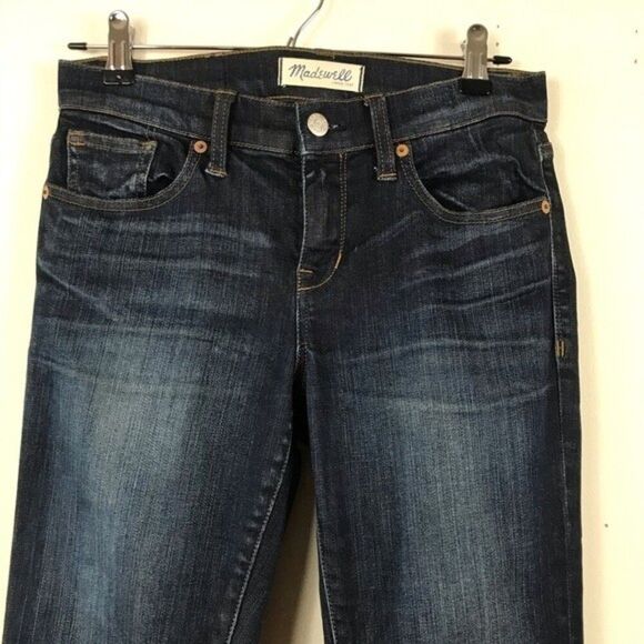 Madewell Jeans Skinny Skinny in Waterfall Wash Dark Blue Wash Women’s Size 26 - Picture 10 of 14
